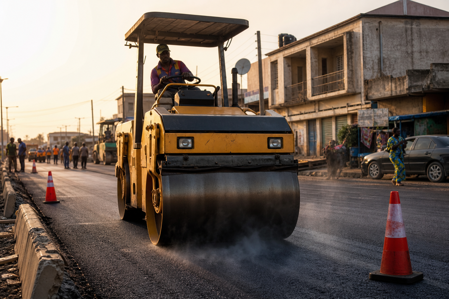 Road works
