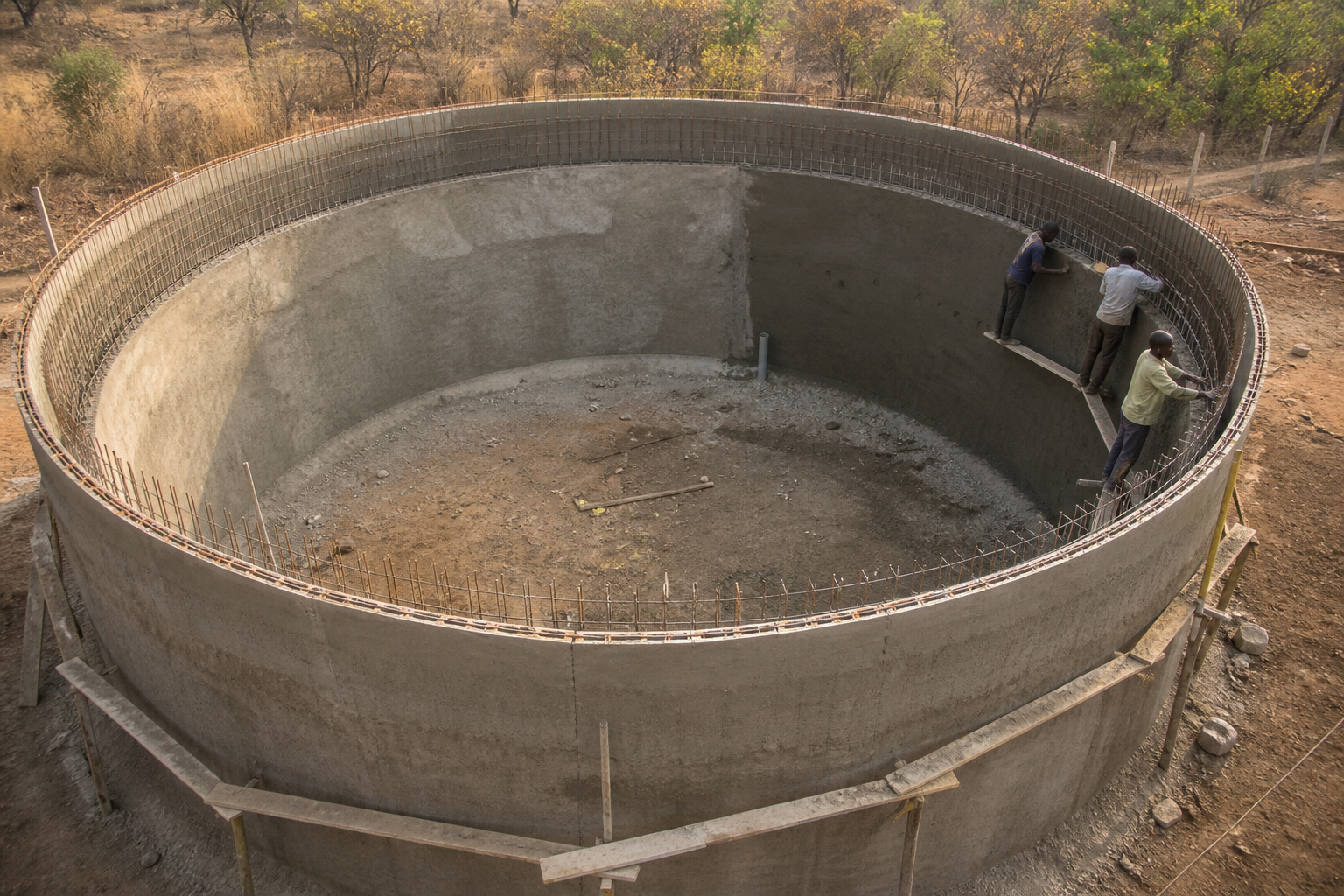 Water-retaining structure